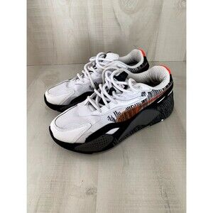 PUMA RS-X3 Render Size 8 White Black Red Men's Running Training Shoes
